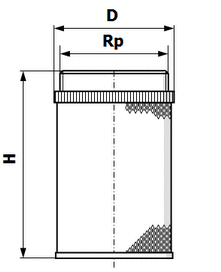 Crépine Inox type 101 Encombrement